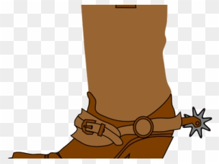 Cowboy Boots Clipart - Dibujo De Un Botas Vaqueras - Png Download
