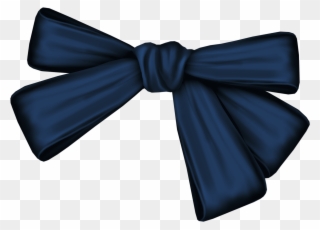 Dark Blue Clipart Bow - Dark Blue Bow Png Transparent