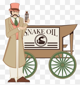 Presentation Clipart Salesmanship - Snake Oil Salesman Cartoon - Png Download