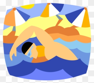 Swimmer Clipart Breaststroke - Patent - Png Download