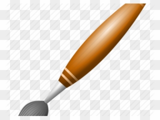 Paint Brush Clipart Realistic Paint - Drawing - Png Download