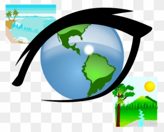 World In Eye Of Beholder Clip Art At Clker - Spiritual Haiku Verses: With Nature Scenes - Png Download