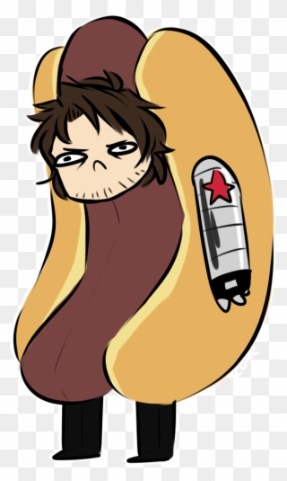 "they Called Me The "wiener Soldier'" Sebastian Stan - Bucky Barnes Clipart