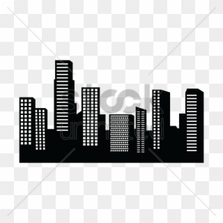 Building Clipart Building Drawing - Skyline - Png Download