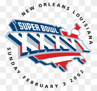 This Is What The Xxxvi Logo Was Going To Look Like - 2002 Super Bowl Logo Clipart