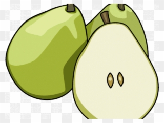asian pear cartoon chinese white pear food fruit 