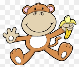 Monkey Cartoon Clipart - Monkey Embroidery Designs Free - Png Download