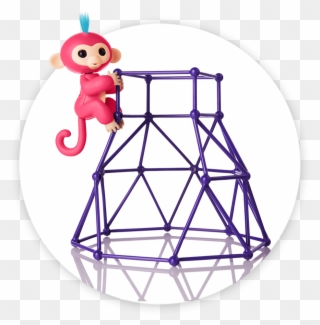 Fingerlings Monkey Playsets Jungle Gym Playset Clipart