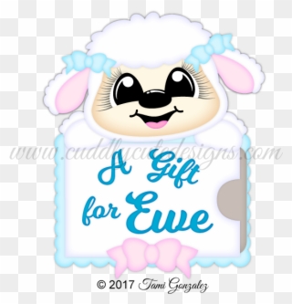 Lamb Gift Card Holder Cute Designs, Card Holders, Cutting - Gift Card Clipart