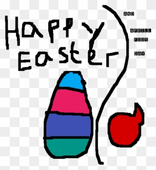 Happy Easter And Aprill Fools Day - Drawing Clipart