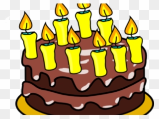 Birthday Candles Clipart Birthday Cake 9 - Happy Birthday Cakes Clipart - Png Download