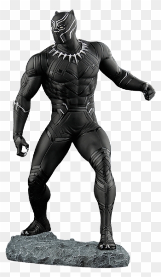 Captain America Civil War Black Panther Png Jpg Free - Black Panther Civil War Statue Clipart