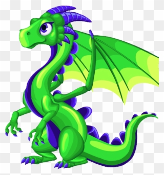 Little Dragon Clipart Mythical Creature - Clip Art - Png Download