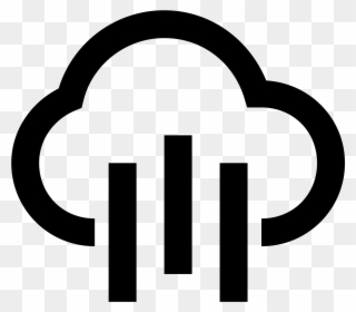This Is A Drawing Of A Rain Cloud That Is Flat On The - Ico Clipart