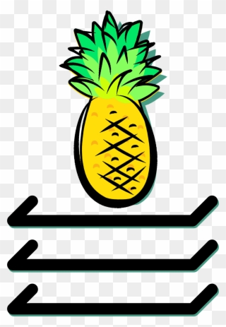 Top Shelf Pineapple - Pineapple Clipart