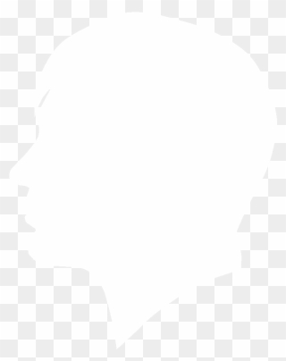 Doe - Man Head Silhouette Outline Clipart