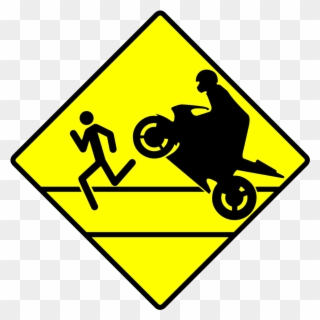 Motorcycle Road Signs Motorcycle Road Kill By Xquatrox - Unprotected Railway Crossing Sign Clipart