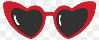 Heart Clipart Sunglasses - Sunglasses - Png Download