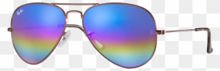 Rayban Blue Flash Replacement Lens - Ray Ban Rainbow Flash Clipart