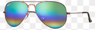 Ray Ban Aviator Mineral Flash Lenses Large Bronze Green - Oculos Ray Ban Rb 3029 Clipart