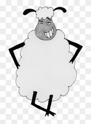 Bad Sheep - Sheep Bad Clipart