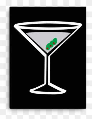 Martini With 3 Olives 18 X 24 Canvas Wall Art 345 Gifts - Martini Glass Clipart