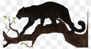 Out On A Limb - Jaguar Clipart