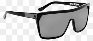 Spy Flynn Shiny Black Matte Black Grey - Spy Flynn Black W/ Matte Black Sunglasses Unisex - Clipart