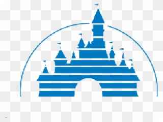 Blue Castle Castle - Disney Castle Logo Silhouette Clipart