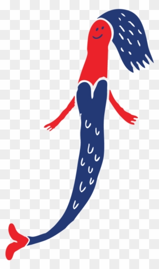 Sasha The Mermaid - Gumtoo Nautical - Designer Temporary Tattoos Clipart