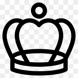 Royalty Elegant Vintage Crown Comments - El Contorno De Una Corona Clipart