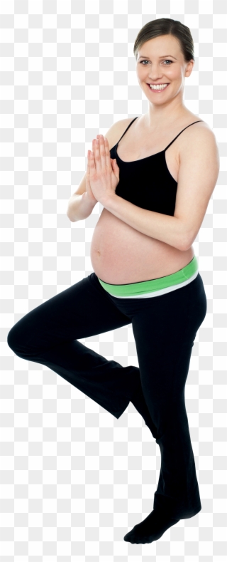 Pregnant Woman Exercise Png Image - Pregnant Exercise Png Clipart