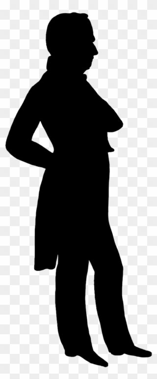 Clipart Of Victorian, Gentleman And Silhouette Of - Logo Scuola Di Ballo - Png Download