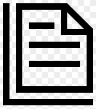Open - Paper Note Symbol Clipart
