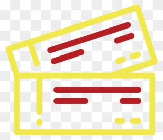 Free Passes For All - Airline Ticket Clipart