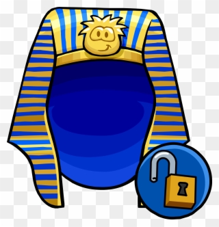 Pharaoh Headdress Unlockable Icon - Egyptian Pharaoh Headdress Png Clipart