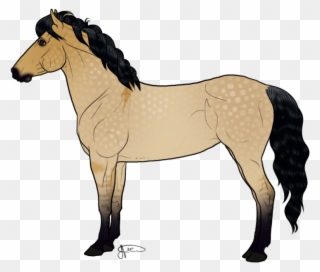 Icelandic Horse Clipart - New Forest Pony Drawing - Png Download