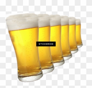 Beer Pint Clipart - Transparent Pint Of Beer - Png Download