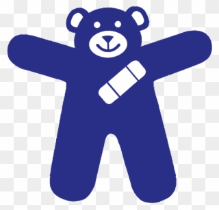 The Symbol A Blue Teddy Bear With A Bandage Over Its - Break The Silence End Child Sexual Abuse Clipart