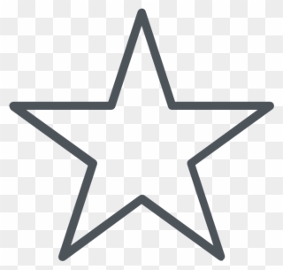 Product Reviews - Star Outline Vector Clipart