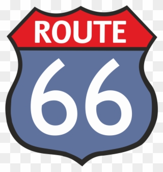 Route - Route 66 Icon Clipart