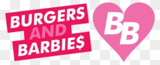 Pink Barbie Logo Head - Graphic Design Clipart