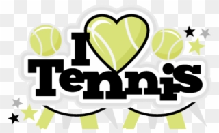 Love Clipart Tennis - Clipart Cute Tennis - Png Download