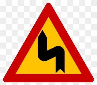 Traffic Sign Gr - Dangerous Curve Traffic Sign Clipart