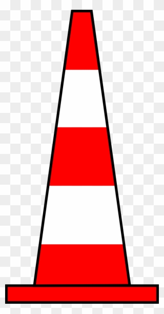 Traffic Cone Traffic Pylon Transparent Image - Cono De Transito Dibujo Clipart