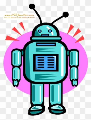 Robot - Toy Robot Flashcard Clipart