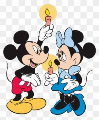 Constitution Clipart Animated - Mickey Mouse Holding A Candle - Png Download