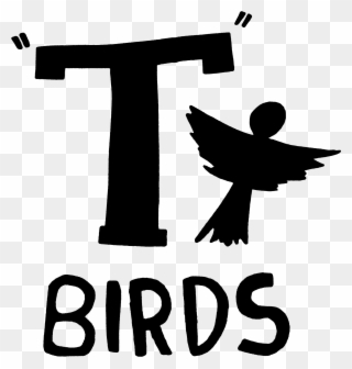 Grease T Birds Logo Png , Png Download - T Birds Template Clipart