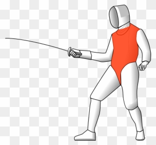 Bradford Club Beginners Target Area - Fencing Foil Target Area Clipart