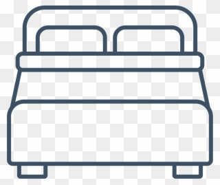 Double Bed - Bed Clipart